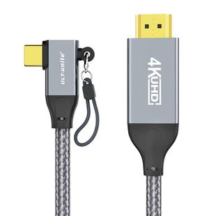 typec转hdmi手机电脑电视同屏转换连接线ipadpro平板笔记本USB-C雷电3/4外接显示器投影仪4K高清数据投屏线