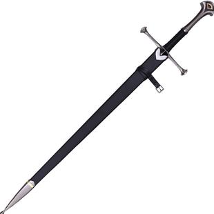 魔戒指环王纳西尔圣剑经文版阿拉贡游侠剑欧式骑士长剑 未开刃