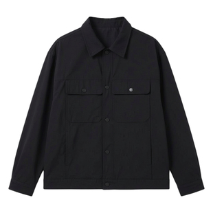 夹克羽绒服男款轻薄羽绒服新国标90鸭绒秋冬季商务简约纯色翻领