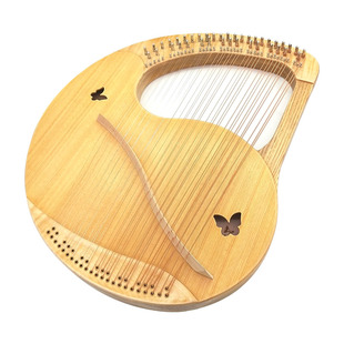 庄生梦蝶/音疗小乐器专业39弦lyre里拉迷你竖琴莱雅琴小箜篌小众