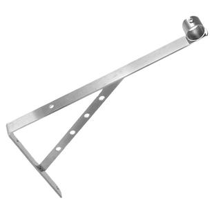 固定式不锈钢阳台晾衣杆外伸侧墙窗户晒衣杆壁挂式折叠支架挂衣杆