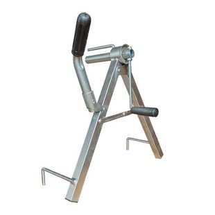 便携式消防水带收卷器折叠农田灌溉水管卷收神器农用盘管收卷架子