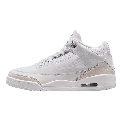 Nike耐克男鞋Air Jordan 3 AJ3灰白中帮板鞋复古篮球鞋CT8532-111