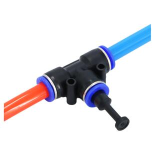 快速接头堵头PP管塞快插直通堵塞气动配件塞子8/10/12mm气管堵头