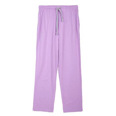 贴心女士睡裤九分裤子莫代尔纯色