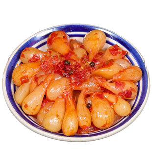 包邮云南德宏特产老坛酸甜辣藠头叫头下饭 酸辣脆 1斤真空袋装