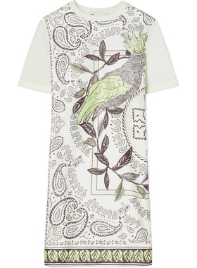 【12期免息】TORY BURCH 汤丽柏琦 T恤式花卉连衣裙 152204