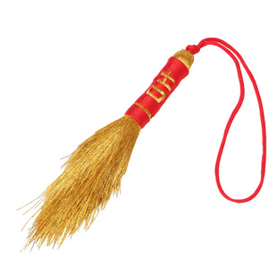 端午节金扫把金笔挂件 diy自制手工编织手作挂饰吊坠小扫帚装饰品