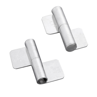 304不锈钢带片门铰合页 龙美单封双封带片门轴门钩门线钢芯铰链