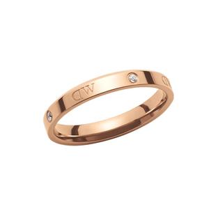 【情人节礼物】DW情侣戒指 CLASSIC星辰玫瑰金戒指女小众设计尾戒