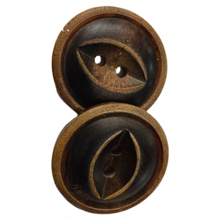 真牛角鱼眼衬衫纽扣大衣钮扣适用于西装男装女装上衣裤扣风衣百搭