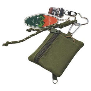 FS新原创礼品军旅风军绿色战术可挂钩钥匙包硬币零钱门禁证件卡包