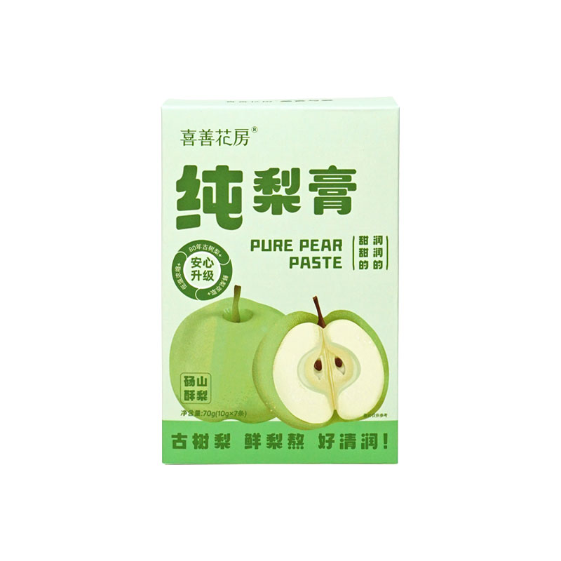 【天猫U先】喜善花房纯梨膏砀山酥梨金桔鲜橙苹果山楂膏小盒装70g