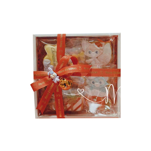 新款大号糖霜饼干折叠包装盒 高档套封零食糖果礼品 烘焙包装纸盒