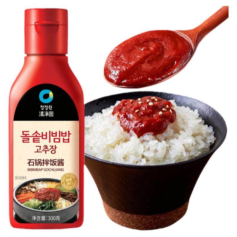 韩国清净园石锅拌饭酱韩式辣椒酱