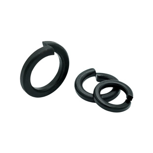 高强度发黑弹垫GB93黑色开口弹性垫圈防松紧固加厚弹簧垫片M3-M42