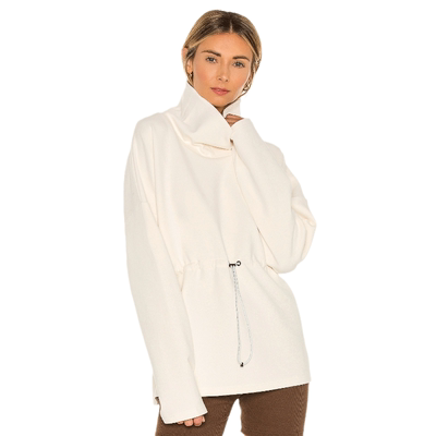 Varley 运动衫REVOLVE抽绳收腰设计感漏斗领春季保暖