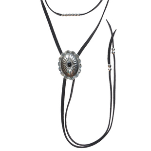 invia复古民族波西米亚风项链男款双层长项链女裙子链皮绳纳瓦霍