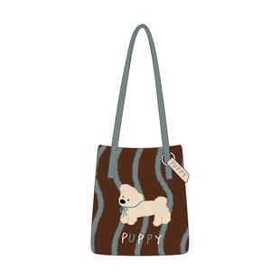 尼睿新款帆布包上班通勤包包女斜挎包单肩包可爱礼物百搭轻便AC