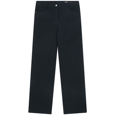 滨波女士通勤简约直筒休闲长裤