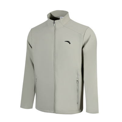 安踏立领防风外套男士加厚夹克