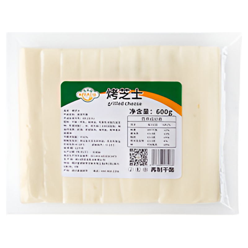 烤芝士条商用批发烤肉店同款网红小吃煎烤拉丝芝士奶酪条家用600g