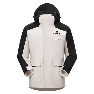 骆驼女装冲锋衣三合一可拆卸