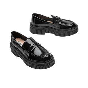 Toomanyshoes曲奇女鞋单鞋踩枫叶jk制服皮鞋厚底乐福鞋