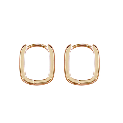 简约气质方形耳环女小众设计高级