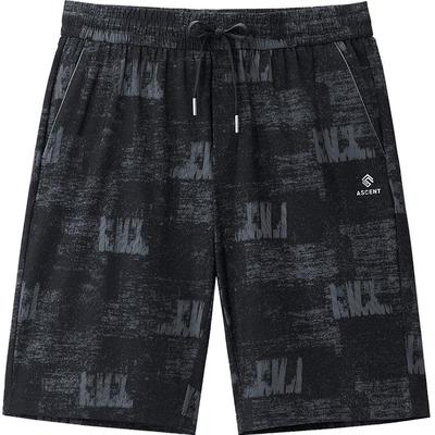 海澜之家松紧腰水洗直筒休闲中裤