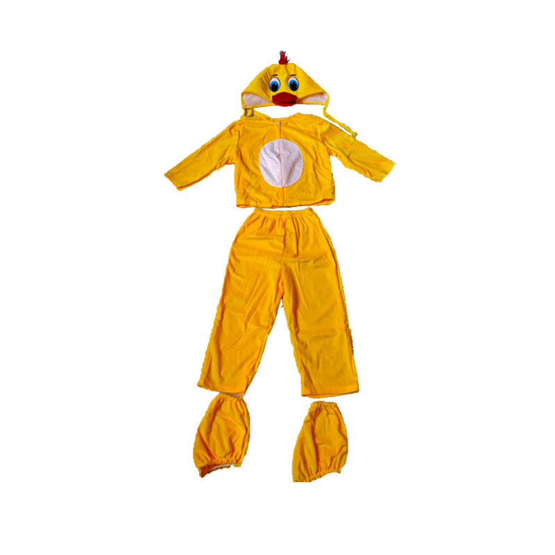 儿童表演服老鹰捉小鸡演出服黄鸡