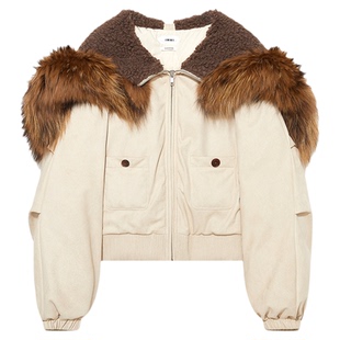 IMMI 【小飞侠毛领连帽羽绒服 马甲】设计师品牌 no退可换