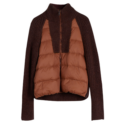 talasa同款设计原创拼接羽绒服