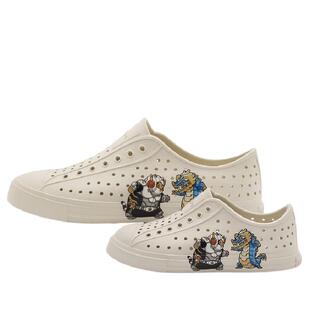 胖虎native亲子鞋儿童洞洞鞋夏季女鞋母女凉鞋旅游沙滩透气凉拖鞋