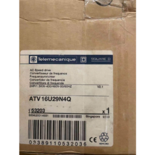议价Telemecanique ALTIVAR 16 ATV16U29N4施耐德变频器全新