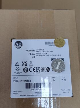 溢价-AB变频器 Allen-Bradley 22B-D2P3N1