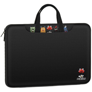 小怪兽原创手提电脑包适用于苹果macbookpro15.6寸华为matebook13.3联想小新14寸女笔记本保护内胆包戴尔小米