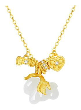 和田玉少女心小马项链本命年礼物