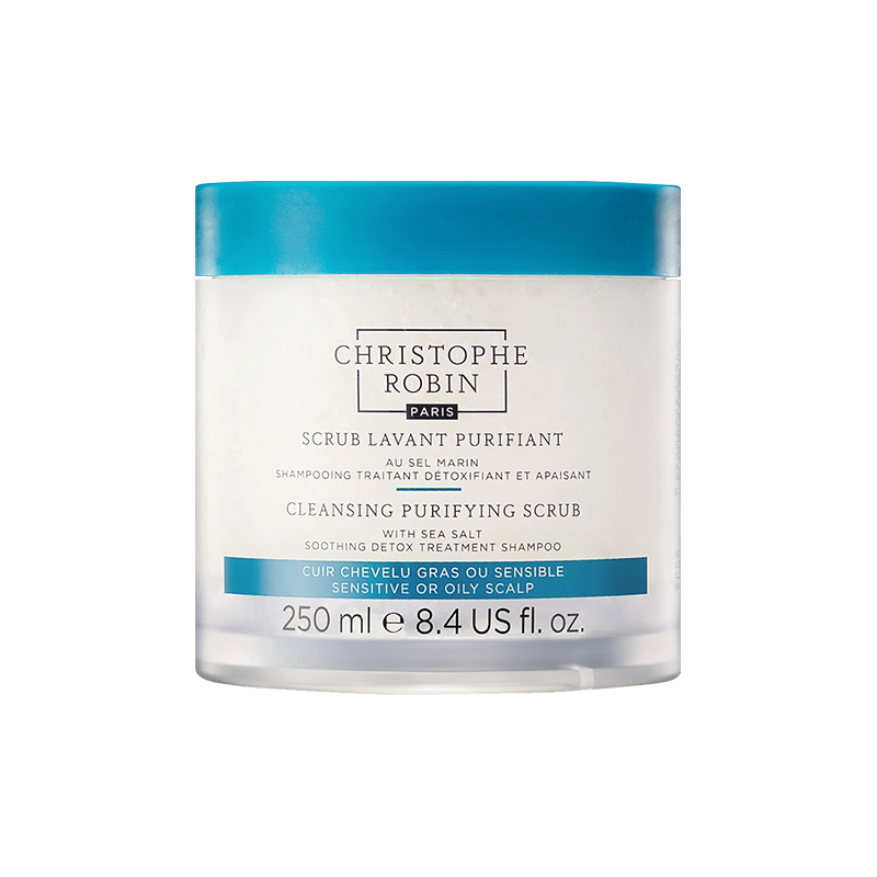 【热卖】ChristopheRobin海盐玫瑰磨砂膏控油深层清洁蓬松250ml