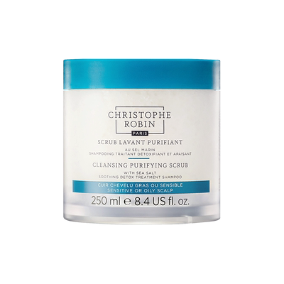 【热卖】ChristopheRobin海盐玫瑰磨砂膏控油深层清洁蓬松250ml