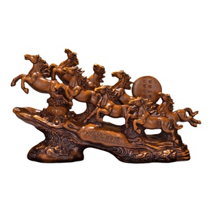 2026马年八骏雄风马摆件家居玄关办公室高端大气上档次开业送礼品