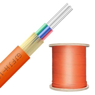 华杰恒讯 定制国标室内四4芯多模光缆光纤线6芯八8芯12芯24芯48芯千兆万兆多模软GJFJH束状OM1/2 50/62.5/125