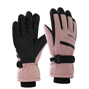 手套女生男生冬可触屏防寒冬季骑行滑雪保暖电动车防风加绒防寒