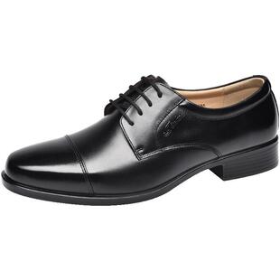 金猴官方旗舰店正品商务正装皮鞋男鞋英伦风真皮德比三接头皮鞋男