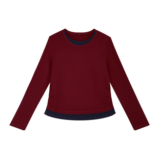 长袖t恤女秋冬加绒保暖内搭打底衫2025新款高级感洋气小个子上衣