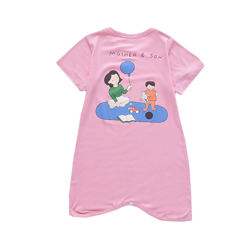 男女宝莫代尔空调服夏季超薄连体家居服连体衣
