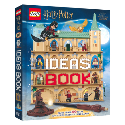 DK Lego Harry Potter Ideas Book 乐高哈利·波特创意书 超200种模型创意 搭建技巧 精装大开本 互动性和趣味性 英文原版进口图书