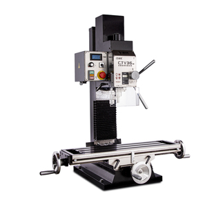 呲铁CTV36静音钻铣床家用无级变速台钻台式钻床小铣床高精度钻铣