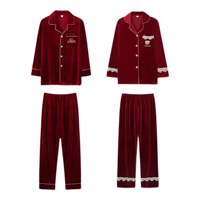 2026马年本命年礼物红色睡衣珊瑚绒家居服女士男士衣服属马的礼物