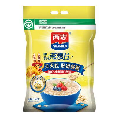 西麦即食燕麦片袋装原味营养早餐